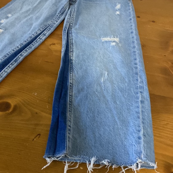 Zara Wide Leg Denim Jeans Size 9 - Picture 8 of 15